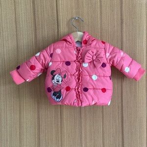 0 to 6 month Minnie mouse, puffer jacket